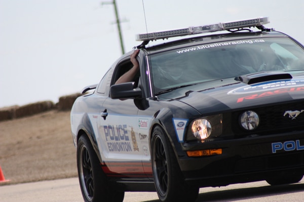 ford mustang police car
