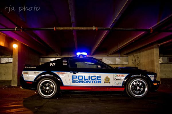mustang night shot