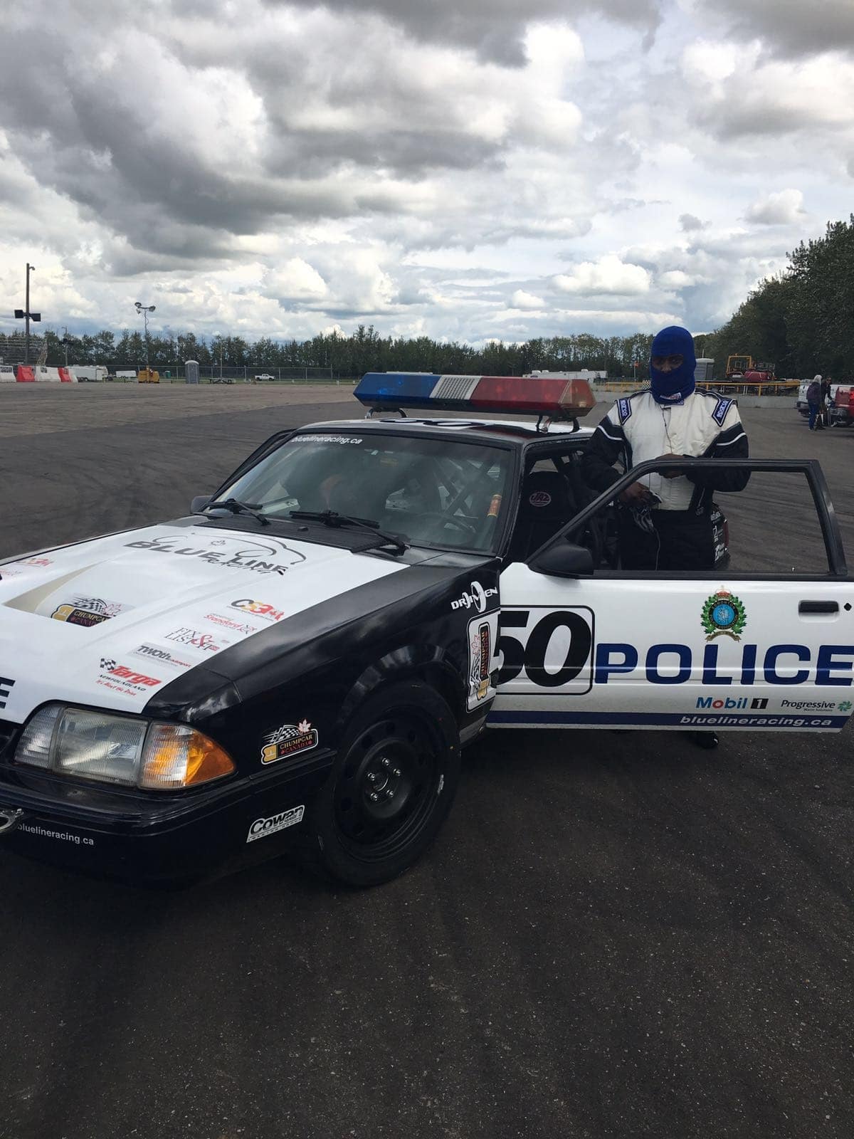 police car racer