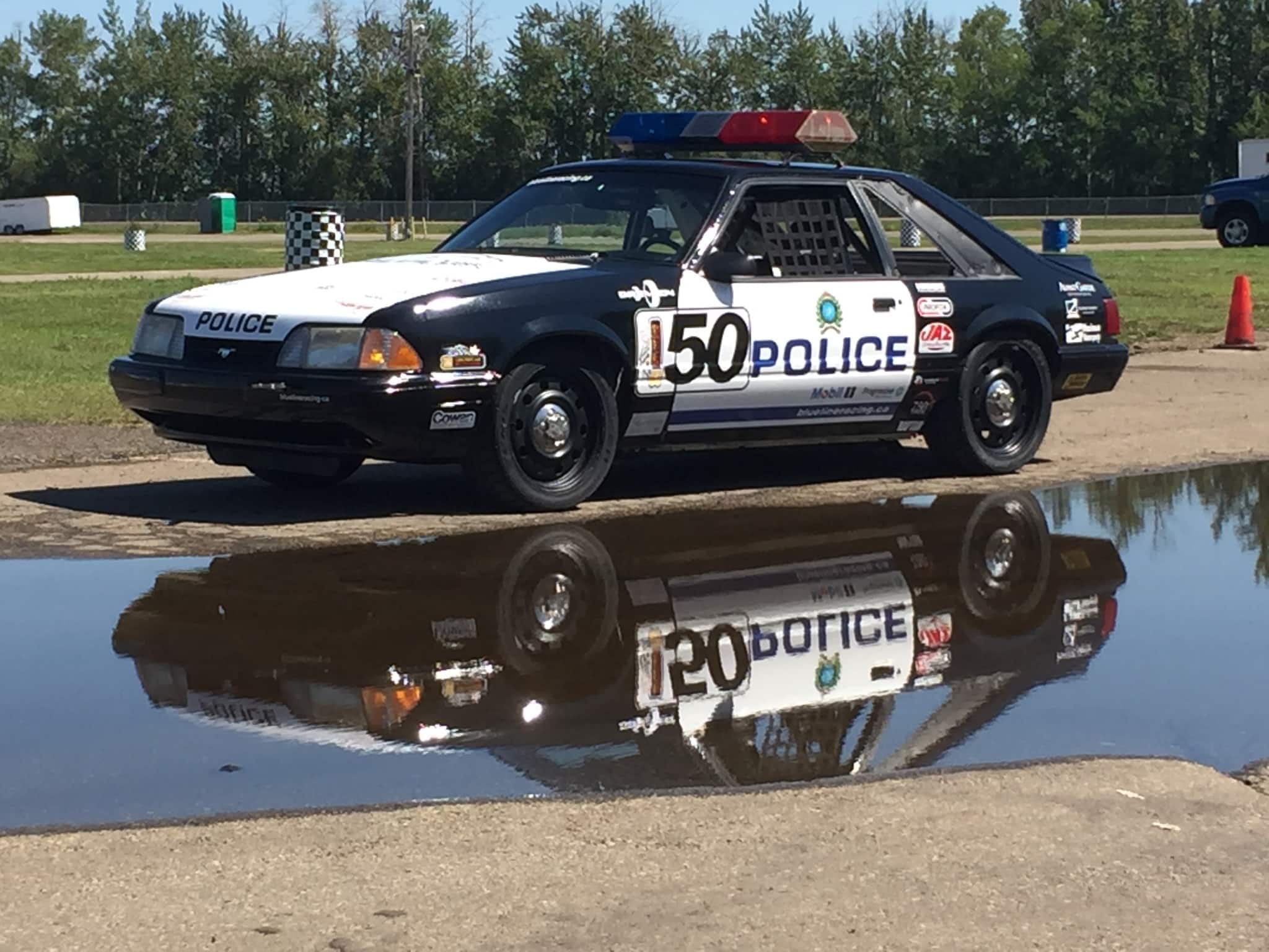 mustang police car