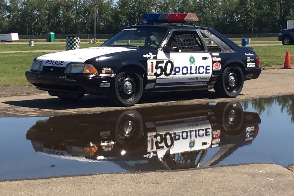 mustang police car